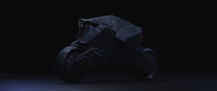未来のバットポッドは完全自律型のバイクか!?コンセプトモデルがかっこいい